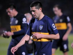 Ni el regreso de Riquelme salvó al cuadro bonaerense de la mala campaña. ESPECIAL /