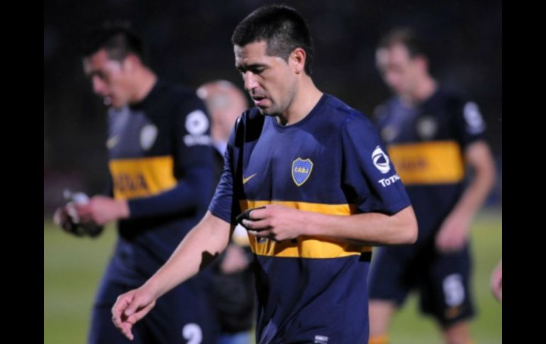 Ni el regreso de Riquelme salvó al cuadro bonaerense de la mala campaña. ESPECIAL /