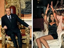 A Berlusconi se le imputa el delito de incitar a la prostitución de menores, que pudo cometer al relacionarse con Karima El Marough. AFP /