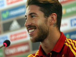 Sergio Ramos durante una rueda de prensa en Fortaleza, Brasil. EFE /