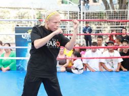 Irma Sánchez busca ratificarse como la boxeadora número uno, al encarar a lo mejor de la baraja del boxeo mundial. ARCHIVO /