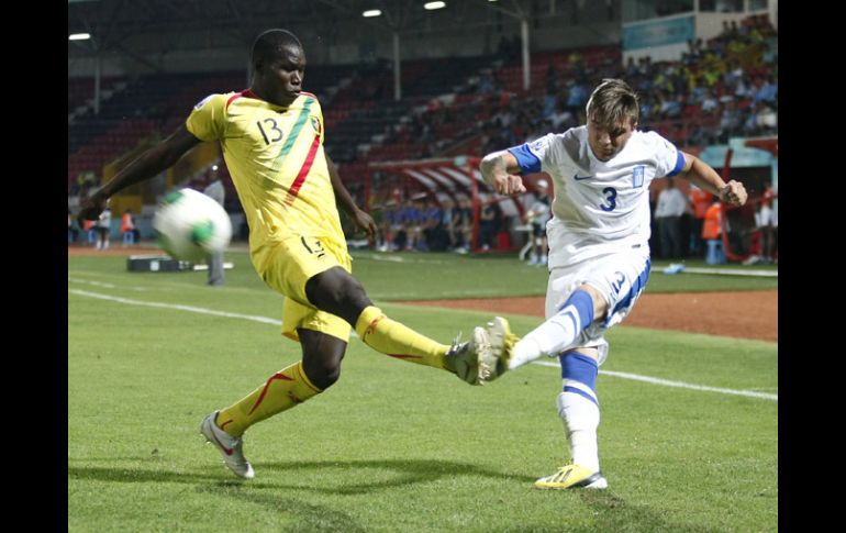 Acción del partido entre Grecia y Mali en Gaziantep. AFP /