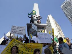 Los reclamos de la ciudadanía brasileña no han cesado durante toda la Copa Confederaciones. AFP /