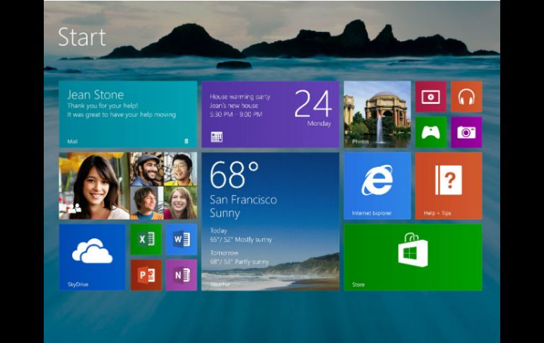 Nuevas características de Windows 8.1 incluyen más opciones para utilizar múltiples aplicaciones. EFE /