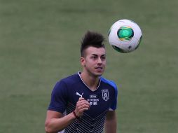 El italiano El Shaarawy llegó como figura a la Copa y no ha podido destacar. Hoy será titular. EFE /