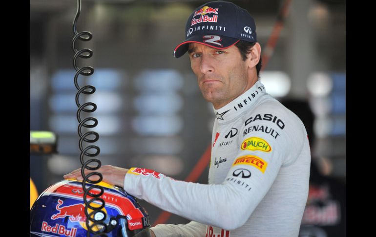 Webber ingresó en la Fórmula 1 en 2002 con Minardi, corrió con Jaguar, Williams y desde 2008 con Red Bull. ARCHIVO /