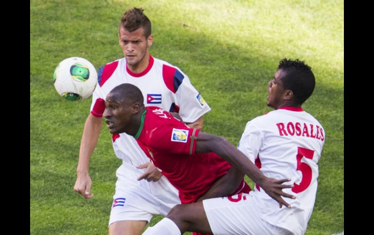 Cuba se va sin puntos pero en su primera aparición juvenil internacional logran anotar un gol. AFP /