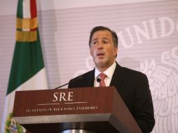 Meade asegura que México ha venido insistiendo en tratar este tema desde una visión compartida. ARCHIVO /