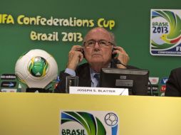 Blatter espera que la presidente de Brasil este presente en la final de la Confederaciones. AFP /