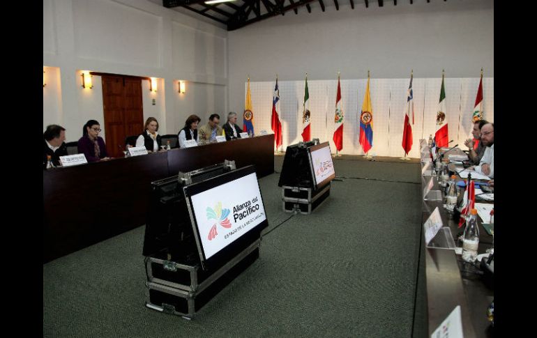 En el encuentro participan los secretarios mexicanos de Relaciones Exteriores y de Economía, José Antonio Meade e Ildefonso Guajardo. EFE /