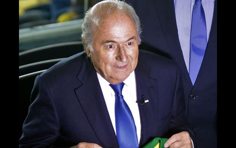 Joseph Blatter asegura que no sabe por qué entre 2007 y 2013 no se hizo nada en materia de infraestructuras. AFP /