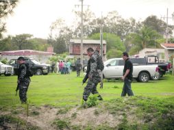 La zona del rancho vuelve a ser examinada de manera más detallada. ARCHIVO /