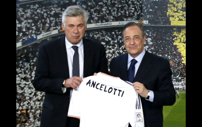 Carlo Ancelotti comenzará a conocer a su equipo de cara al próximo torneo en España. EFE /