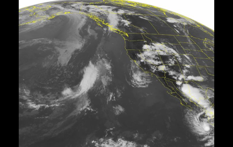 La tormenta tropical ''Dalila'' se debilita mientras gira lentamente hacia el oeste en el océano Pacífico. AP /