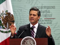 El Presidente Enrique Peña Nieto advirtió que el gobierno de la República no permitirá interferencias en el proceso electoral. SUN /