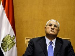 El magistrado presidente de la Corte Suprema Constitucional, Adly Mansur, nuevo presidente interino de Egipto. AP /