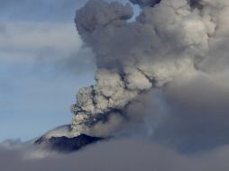 Autoridades federales han elevado la Alerta Volcánica por la actividad del Popocatépetl a amarillo fase 3. EFE /