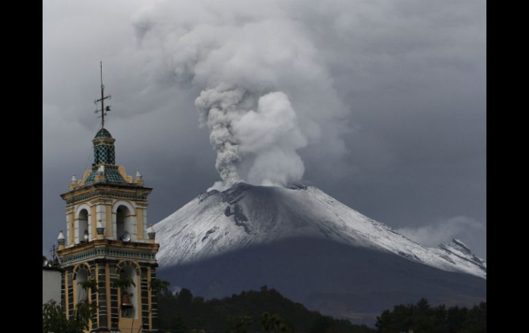 El Semáforo de Alerta Volcánica se mantiene en Amarillo Fase Tres. AP /