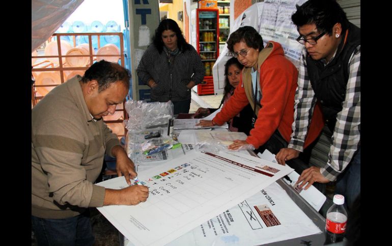 De confirmarse los resultados le arrebatarían los municipios al PRD y al PT. NTX /