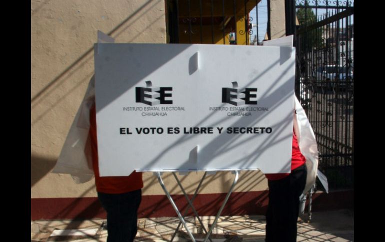 La jornada electoral en Chihuahua se caracterizó por el abstencionismo. NTX /