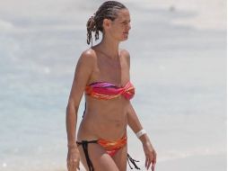 Heidi Klum es espectacular cuando se decide a exhibir su figura. ESPECIAL /