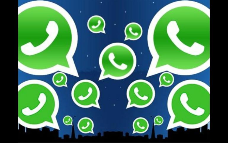 Usuarios de la aplicación de mensajería instantánea WhatsApp reportan presencia de virus. ESPECIAL /