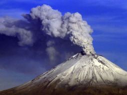 La actividad del volcán Popocatépetl es moderada pero se mantiene la alerta en Amarillo Fase 3. SUN /