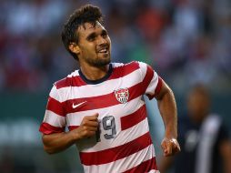 Chris Wondolowski del equipo estadounidense fue la estrella del partido al marcar tres tantos contra Belice. AFP /