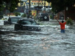 Las lluvias han provocado inundaciones en Santo Domingo y la zona central de República Dominicana. EFE /