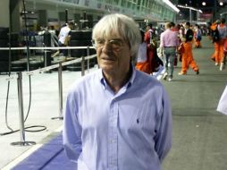 Bernie Ecclestone confía en que llegue a tiempo algún comprador para Sauber. ARCHIVO /