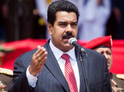 Maduro recalca que con esta nueva tarea despunta la ''Venezuela de la dignidad, del futuro, la que ha derrotado la burguesía''. EFE /