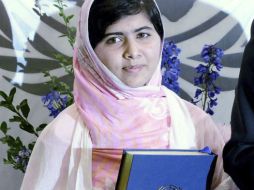 Malala Yousafzai pidió que la comunidad internacional redoble los esfuerzos para lograr 'educación para todos los niños'. EFE /