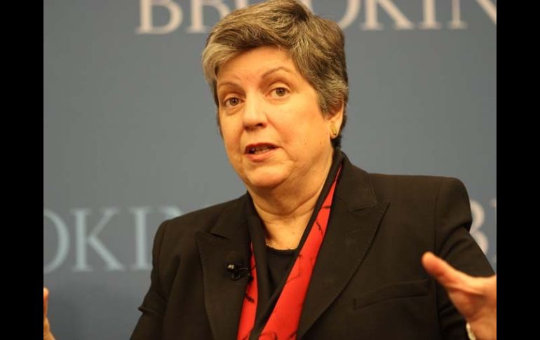 Janet Napolitano dejará el cargo de secretaria de Seguridad Nacional (DHS) de Estados Unidos a principios de septiembre. EFE /
