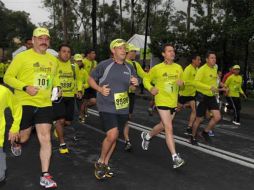 El Presidente Enrique Peña Nieto participa en la tercera carrera Molino del Rey, organizada por el Estado Mayor Presidencial. ESPECIAL /