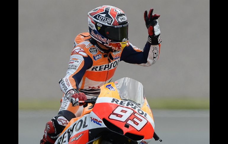 Márquez ya tiene dos puntos de ventaja sobre Dani Pedrosa. AP /