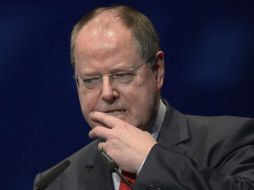 Peer Steinbrück es candidato de la primera fuerza de la oposición para las generales del próximo septiembre. ARCHIVO /