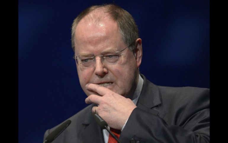 Peer Steinbrück es candidato de la primera fuerza de la oposición para las generales del próximo septiembre. ARCHIVO /