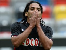 Falcao anota al minuto 82' sin embargo no es suficiente para que su equipo gane. AFP /