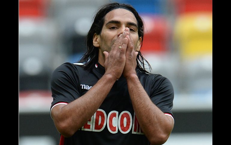 Falcao anota al minuto 82' sin embargo no es suficiente para que su equipo gane. AFP /