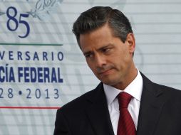 El Presidente Enrique Peña Nieto presentó el Programa de Inversiones de Transporte y Comunicaciones 2013-2018. ARCHIVO /