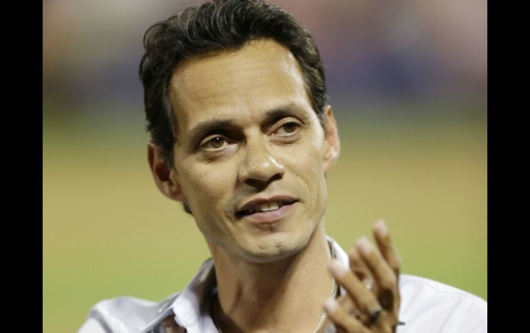 Marc Anthony, será el encargado de poner el sabor con su salsa al show musical. AP /