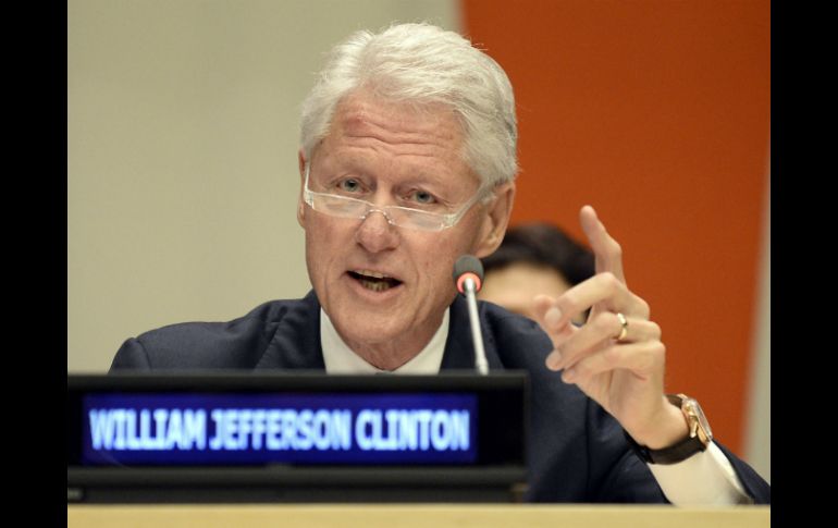 Bill Clinton recuerda en la ONU al ex mandatario sudafricano en el Día Internacional de Mandela. EFE /