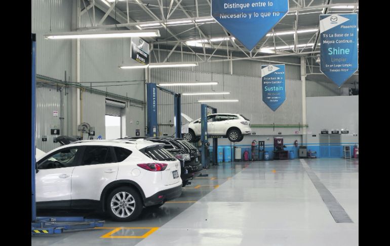 Servicio. Aumentará la calidad de los trabajos que se realizan en los talleres de Mazda.  /