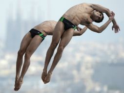 La pareja tapatía dejó ir la oportunidad de subir al podio en la Copa del Mundo. AFP /