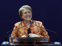 Michelle Bachelet lidera los sondeos de opinión. ARCHIVO /