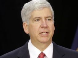 Rick Snyder sostiene que la declaración de bancarrota es un camino necesario para reconstruir la ciudad. ARCHIVO /