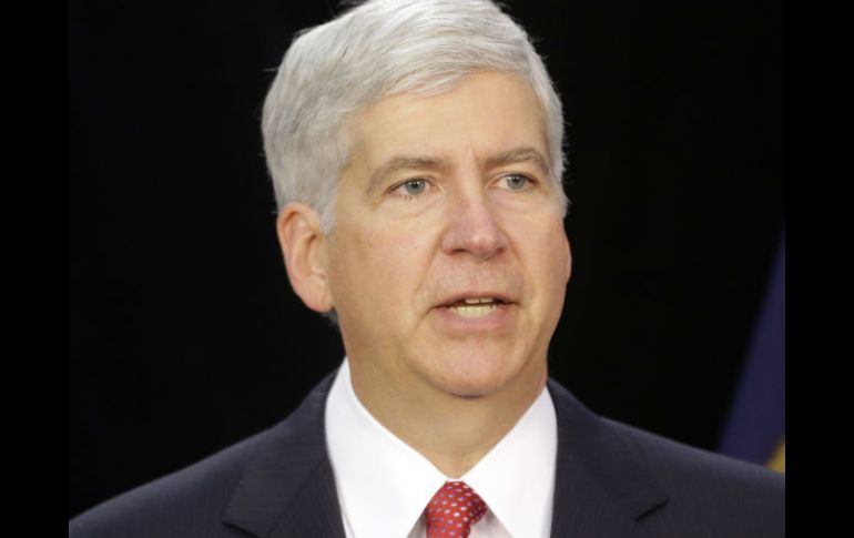 Rick Snyder sostiene que la declaración de bancarrota es un camino necesario para reconstruir la ciudad. ARCHIVO /