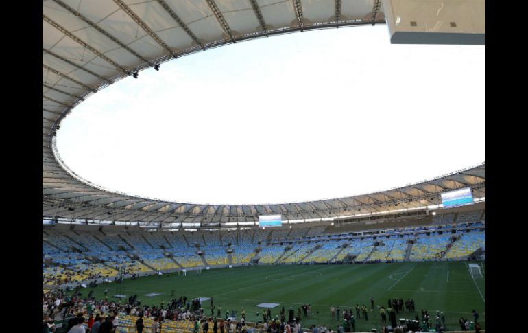 Este fin de semana se disputó la octava fecha del torneo brasileño de futbol, liderado por el Botafogo. EFE /