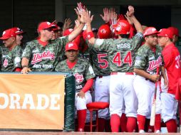 Los Diablos Rojos del México se trepan al liderato al sumar 55 victorias por 42 derrotas. ARCHIVO /