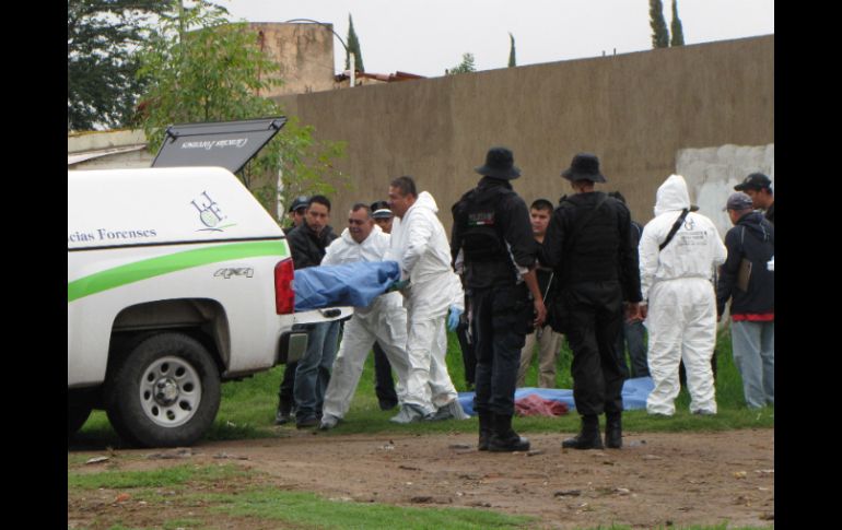 Los cuerpos fueron levantados esta mañana por personal del IJCF.  /